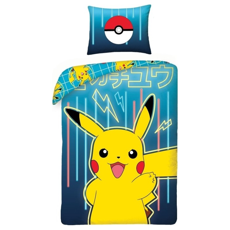 Parure de lit Pokémon  - housse de couette Pokémon