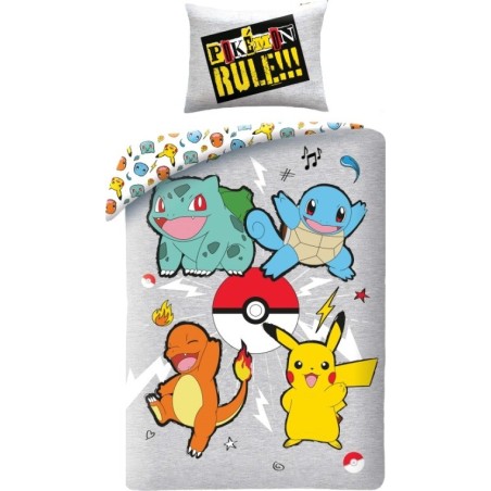 Parure de lit Pokémon  - housse de couette Pokémon