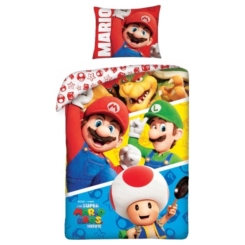 Super Mario Bettbezugset