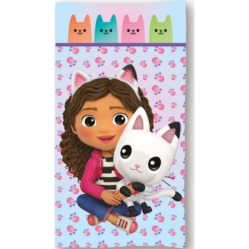 Serviette De Plage Ou Drap De Bain Gabby's Dollhouse  En Coton
