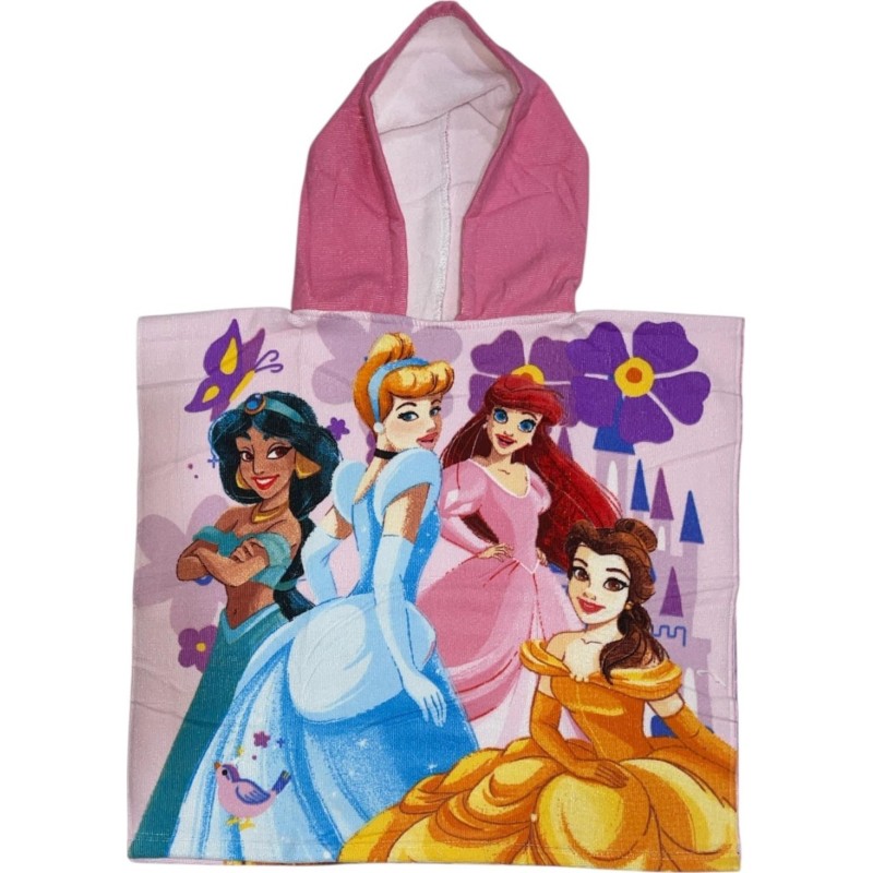 Poncho de bain Princess Disney  à capuche