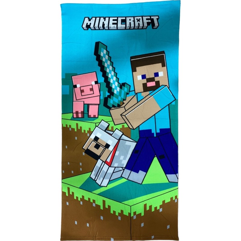 Strandtuch oder Minecraft Badetuch