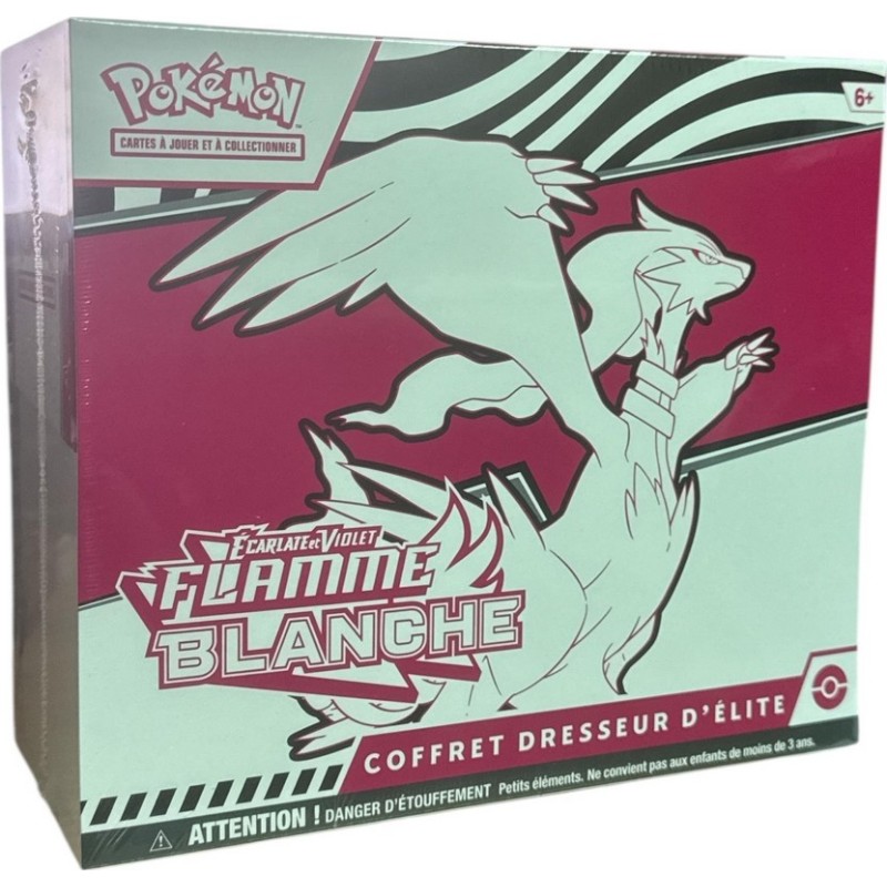 Pokemon , ETB , Coffret Dresseur D Élite Flamme Blanche EV 10.5-s Officiel Fr Neuf Scellé Pokemon , ETB , Coffret Dresseur D Élite Flamme Blanche EV 10.5-s Officiel Fr Neuf Scellé