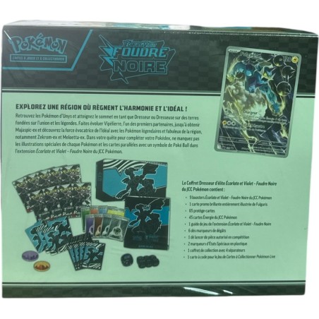 Maintenir pour zoomer | Cliquer pour agrandirPokémon : Coffret Dresseur d'Elite Foudre Noire - Officiel Fr Neuf Scellé