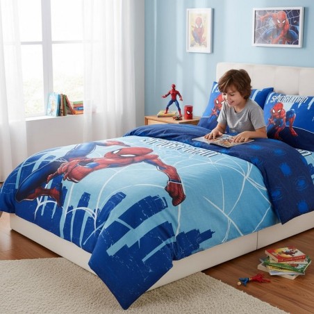 Housse de couette Spiderman en Coton