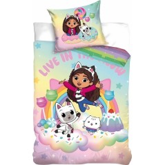 Gabby's dollhouse quilt cover set