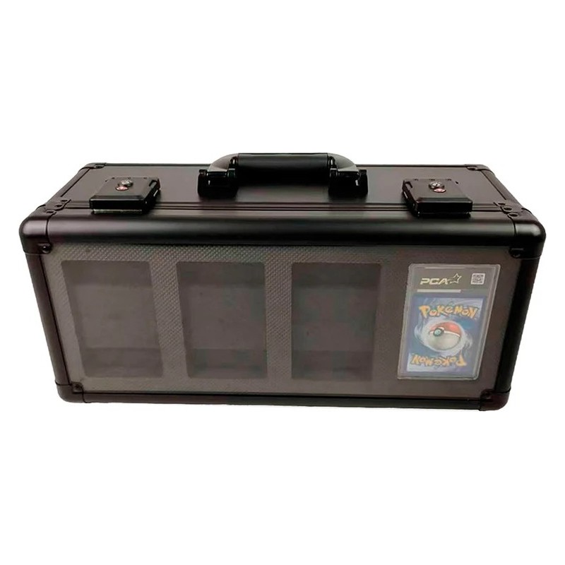 Phoenix Shield - 48 Graded Card Case: Long Suitcase - PCA Phoenix Shield - 48 Graded Card Case: Long Suitcase - PCA