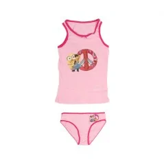 Ensemble Débardeur / Short Minions Peace Fille