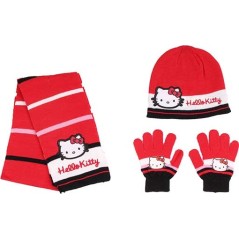 Ensemble Bonnet Gants Echarpe Hello Kitty