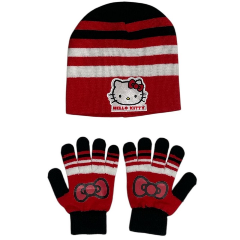 Ensemble Bonnet Gants Hello Kitty Ensemble Bonnet Gants Hello Kitty