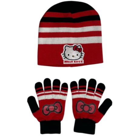 Ensemble Bonnet Gants Hello Kitty