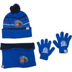 Set 3 pièces Bonnet Snood et gants Avengers Marvel