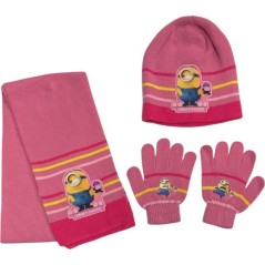 Ensemble Bonnet Gants Echarpe Minions