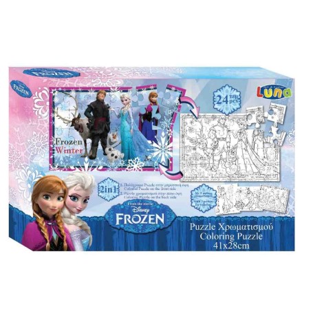 Puzzle Frozen disney - 2en1 Puzzle