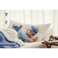 Relaxeazzz Stitch Plüsch-Reisekissen & Schlafmaske
