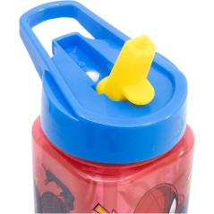 Square water bottle Spiderman