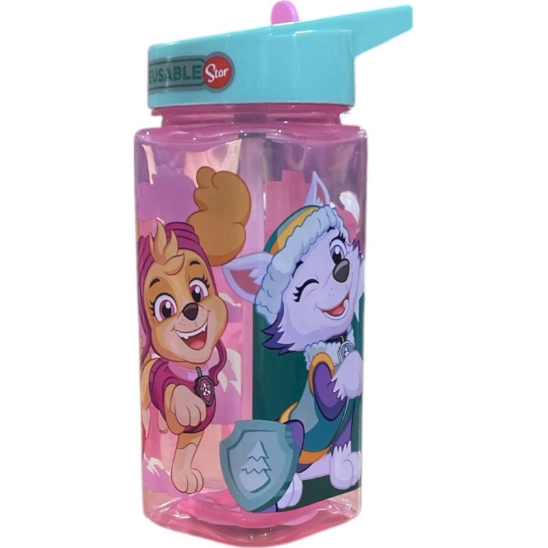Quadratische Wasserflasche Paw Patrol