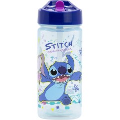 Bouteille d'eau carrée Stitch Disney  510 ml