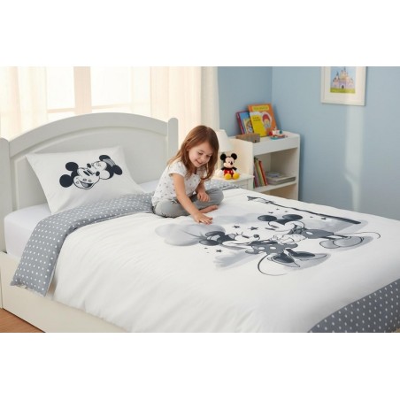 Parure Housse de couette Minnie and Mickey Love