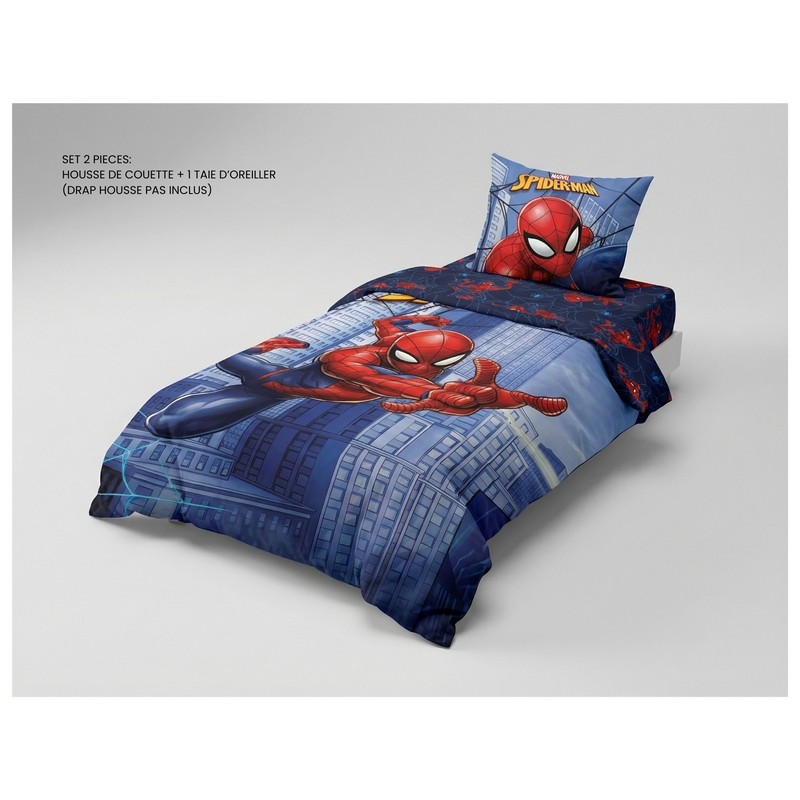 Spider-Man Bettwäscheset Aus Baumwolle