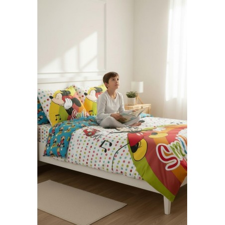 Parure housse de couette Mickey Disney avec 1 taie