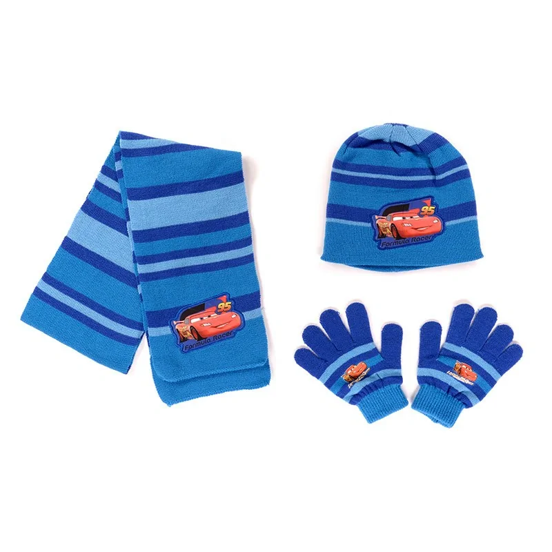 Ensemble Bonnet, Gants, Echarpe Cars Ensemble Bonnet, Gants, Echarpe Cars