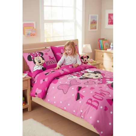 Minnie Disney Bettwäscheset Aus Baumwolle