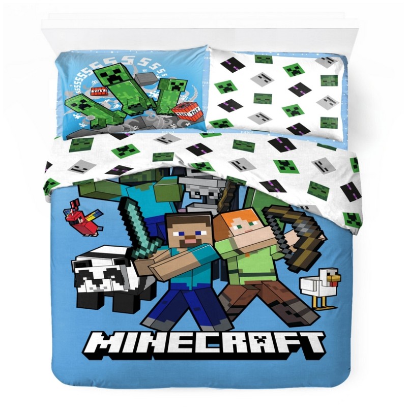 Minecraft Dekbedovertrek Bettbezug Minecraft Dekbedovertrek Bettbezug