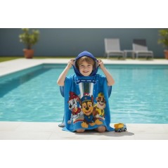 Badeponcho mit Kapuze aus Baumwolle von Paw Patrol