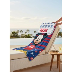 Drap de plage ou Serviette de bain Mickey Disney
