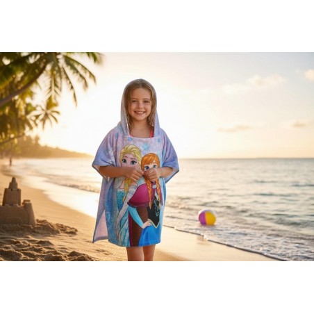 Frozen Swim Poncho Hoodie