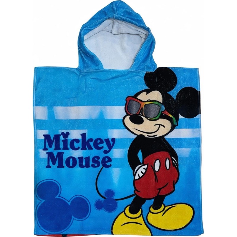 Badeponcho mit Kapuze aus Baumwolle von Mickey Disney