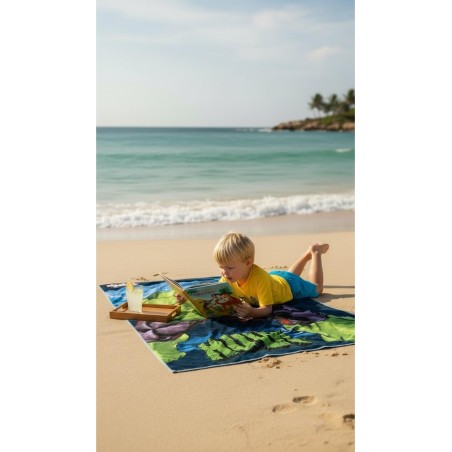 Hulk Marvel beach towel or bath towel