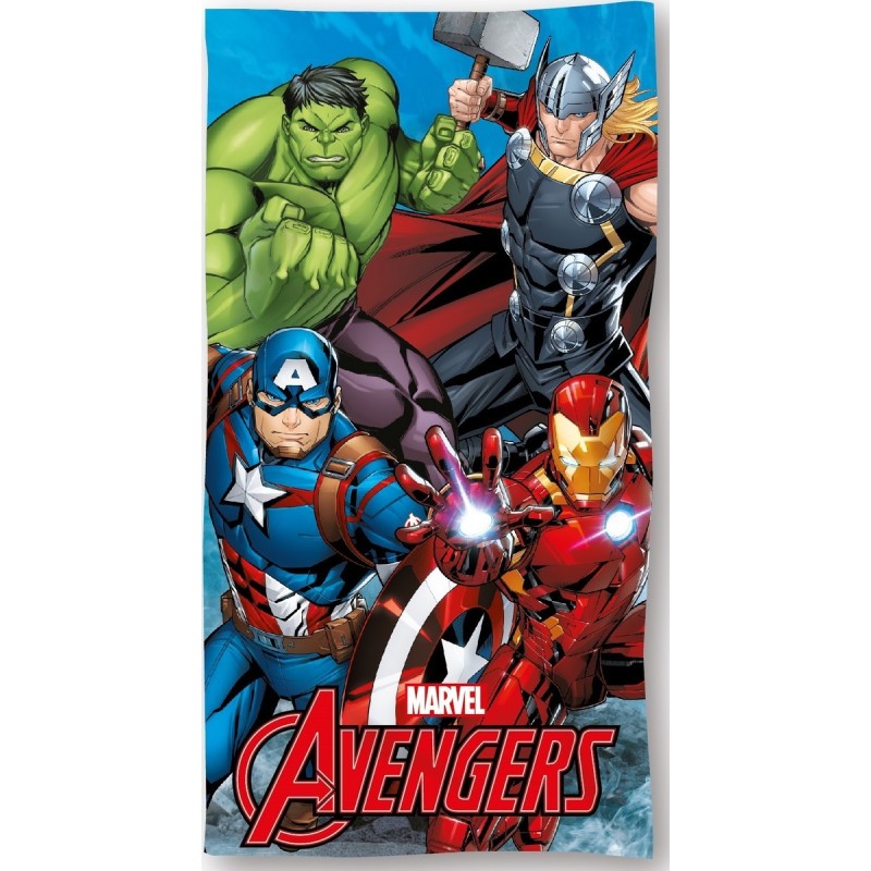 Drap de plage ou Serviette de bain Avengers Marvel