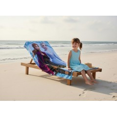 Drap de plage ou Serviette de bain Frozen 2 Disney en coton