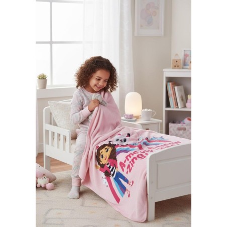 Fleecedeken Gabby's Dollhouse