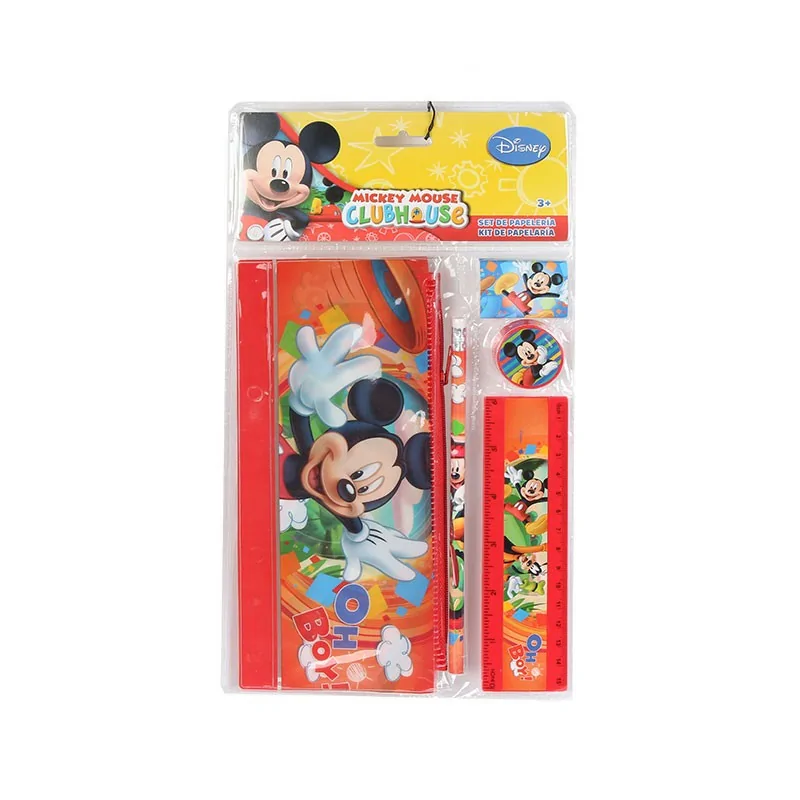 Set de Papeterie 5 pièces Mickey Set de Papeterie 5 pièces Mickey