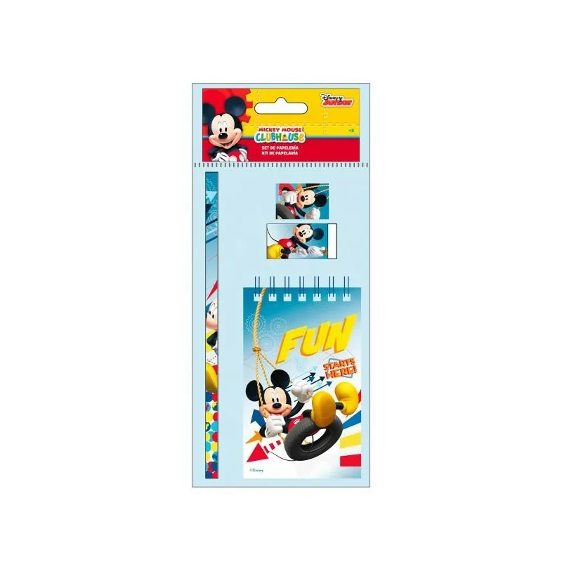 Set de Papeterie 4 pièces Mickey Set de Papeterie 4 pièces Mickey