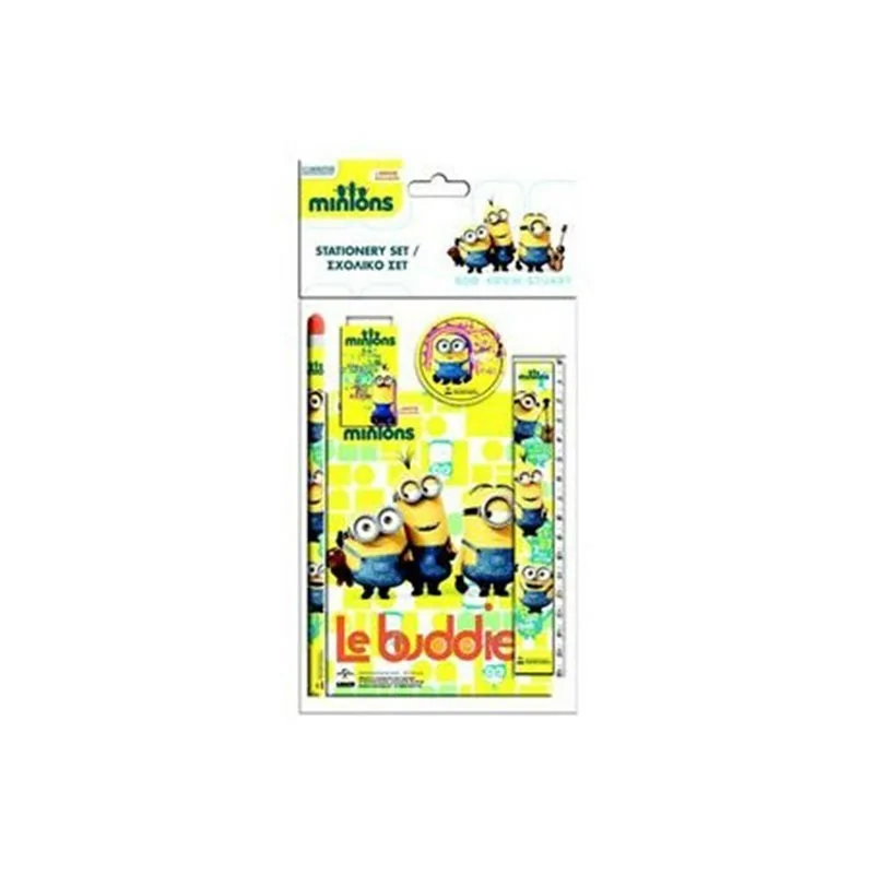 Set de Papeterie 5 pièces Minions Set de Papeterie 5 pièces Minions