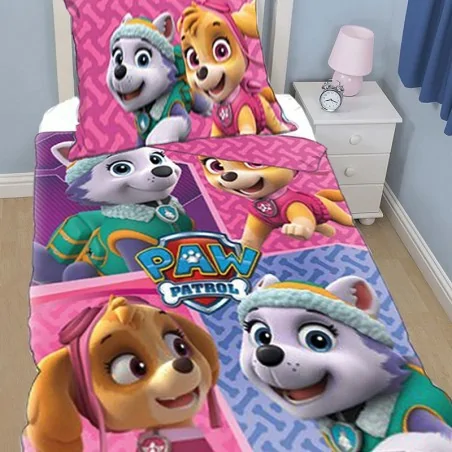 Housse de Couette Paw Patrol Pat Patrouille Bleu