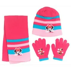 Ensemble de Bonnet Gants Echarpe Minnie 