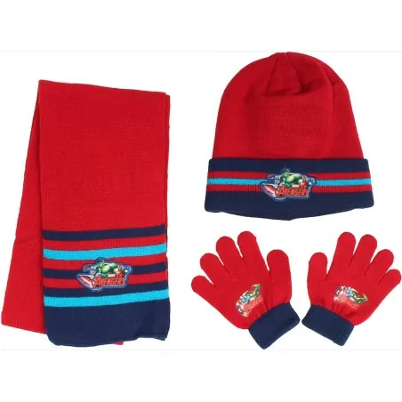 Ensemble de Bonnet Gants Echarpe Avengers