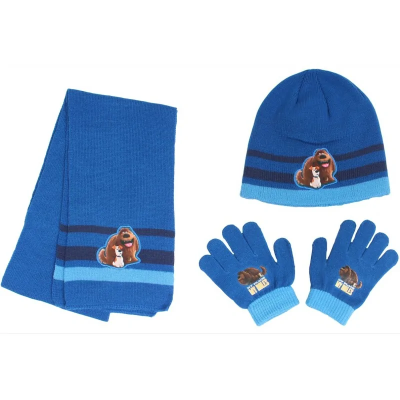 Ensemble de Gants Bonnet Echarpe Secret Life of Pets Ensemble de Gants Bonnet Echarpe Secret Life of Pets