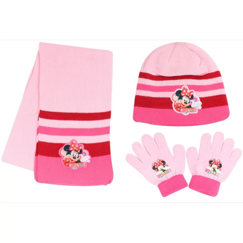 Ensemble de Bonnet Gants Echarpe Minnie Ensemble de Bonnet Gants Echarpe Minnie