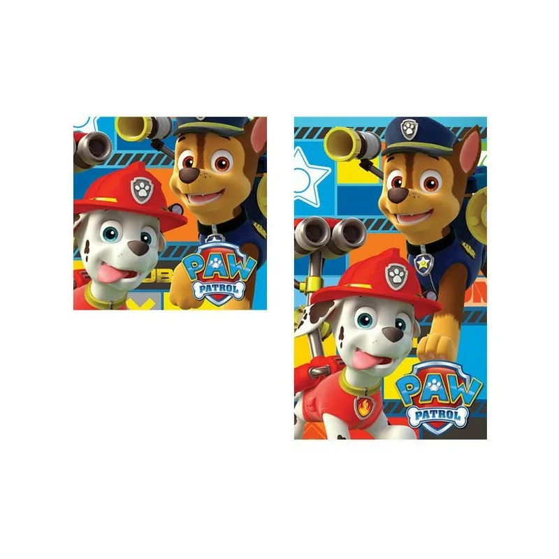 SET DE DEUX ESSUIES-MAINS PAW PATROL SET DE DEUX ESSUIES-MAINS PAW PATROL