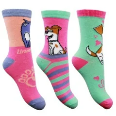 Lot de 3 Paires de Chaussettes Secret Life of Pets