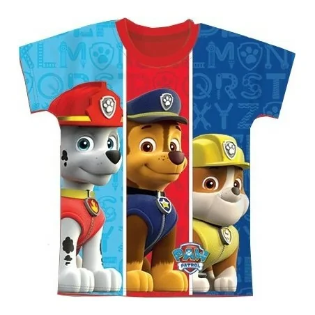 Tee-Shirt Manches Courtes Paw patrol - Pat patrouille