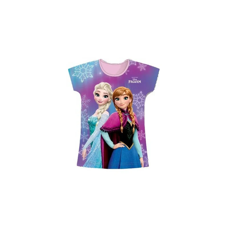 Tee-Shirt Manches Courtes La Reine des Neiges Tee-Shirt Manches Courtes La Reine des Neiges