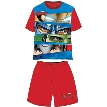Ensemble Tee-Shirt Short Avengers marvel