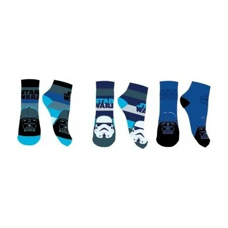 Lot de 3 Paires Socquettes Star Wars